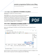 3-Création D'un Premier Programme Python Avec Wing: 1 Ère Étape: Téléchargement Et Installation de Python