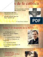 Tema 3. El Desarrollo de La Revelación (1° Versión)