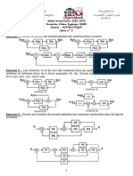 Année Universitaire 2022-2023 Formation Filière Ingénieur ERME Module: Automatique Série N° 3