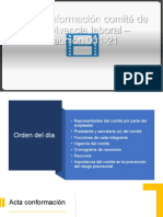 Acta Conformación Comité de Convivencia Laboral - Reunión 001-21