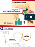 Habilidad de Interpretar IV