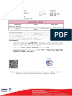 Laboratory Result: Penanggung Jawab: Dr. Jono Ulomo SP - PK