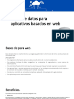 Bases de Datos para Aplicativos Basados en Web