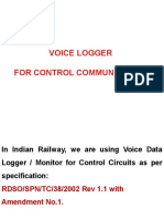 Voice Logger For Control Communication