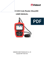 Vident Ieasy300 OBDII-EOBD CAN Code Reader User Manual V2.0