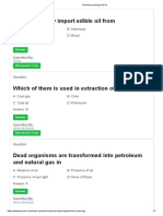 Petroleum Geology MCQs