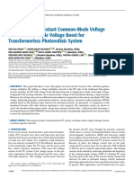 A Three-Phase Constant Common-Mode Voltage Inverter With Triple Voltage Boost For Transformerless Photovoltaic System