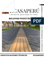 Ecasaperú: Baldosa Podotàctil