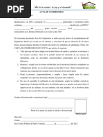 Carta de Compromiso para Que Firmen Los Padres