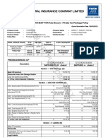 FO R Q U O TE P U R P O S E O N LY .: Tata Aig General Insurance Company Limited