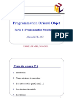 Programmation Orienté Objet POO - Partie 1 - Programmation Structurée (C) (29848)