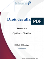 Cours Droit Des Affaires 22-23