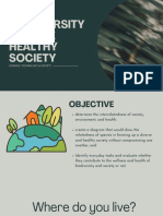 Biodiversity and The Healthy Society