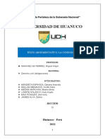 Universidad de Huanuco: "Año de La Fortaleza de La Soberanía Nacional"