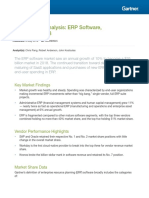 1905 - Market Share Analysis - ERP Software, Worldwide, 2018