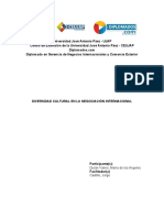 Diversidad Cultural en La Negociación Internacional. Durán María.