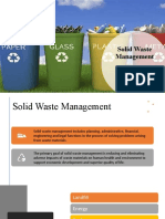 Solid Waste Management: Vishal Kumar A4134921005 B Plan