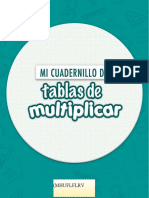 Cuadernillo Tablas de Multiplicar