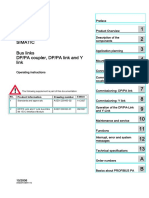 Simatic Bus Links DP/PA Coupler, DP/PA Link and Y Link: Product Information Drawing Number