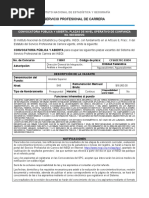 Servicio Profesional de Carrera: Convocatoria Pública Y Abierta, Plazas de Nivel Operativo de Confianza No. 003/2020OC