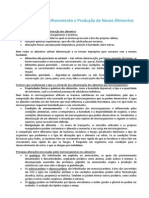 Conservação, Melhoramento e Produção de Novos Alimentos