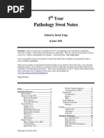 Undergraduate Pathology Notes