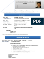 Estudios: Mantenimiento de Maquinaria Pesada