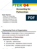 Accounting For Partnerships: Study Objectives