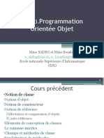 Programmation Orientée Objet: Mme SADEG Et Mme Bousbia, Ecole Nationale Supérieure D'informatique (ESI)