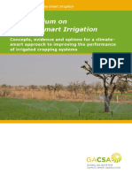 Climate Smart Irrigation - Compedium