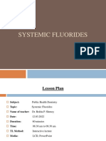 Systemic Fluorides - 12.03.2022