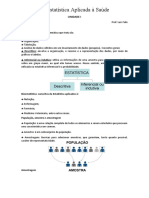 Bioestatística Aplicada À Saúde