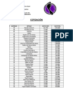 Cotización para Facturas.