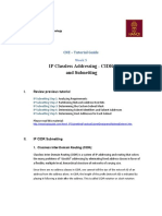 CNE Tutorial 05 - CIDR - and - Subnetting