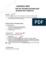 Computation of Taxable Income and Tax Liability