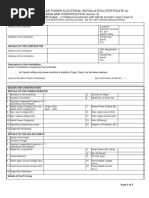 Hybrid Rooftop Solar Power Electrical Installation Certificate3