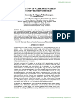 Fabrication of Water Purification System by Pedaling Method