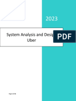 System Analysis and Design Uber