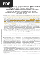 Percutaneous Coronary Intervention Versus Optimal Medical Therapy in Stable Coronary Artery Disease