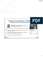 Welcome To The Webinar On FEMA P-749: Earthquake-Resistant Design Concepts (Part B) !