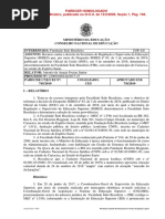 Parecer Homologado Despacho Do Ministro, Publicado No D.O.U. de 12/2/2020, Seção 1, Pág. 138