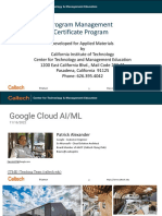 Google AI - ML - Caltech