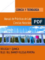 Manual de Laboratorio - Ciencias Naturales - BLGO. BILL VILLEGAS