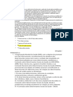 Avaliaçção Clinica Psicossocial Questionário Unidade II