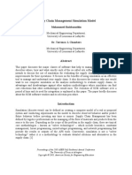 Supply Chain Management Simulation Model