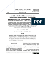 A Novel, Eco-Friendly and Economical Process For Desalination of Water Using Waste Food Materials