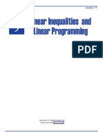 Linear Inequalities and Linear Programming: Animation 5.1: Feasible Solution Set Source and Credit: Elearn - Punjab