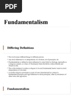 Fundamentalism