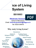 Science of Living System: Ritobrata Goswami