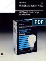 Philips Retail Merchandising 33% Longer Life Soft White Lamps Bulletin 1985